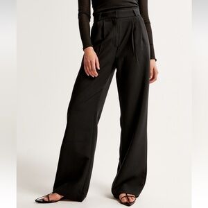 A&F Sloane Tailored Pant - BLACK, size 26/2